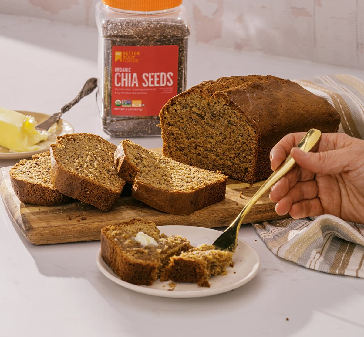 Chia Banana Bread 