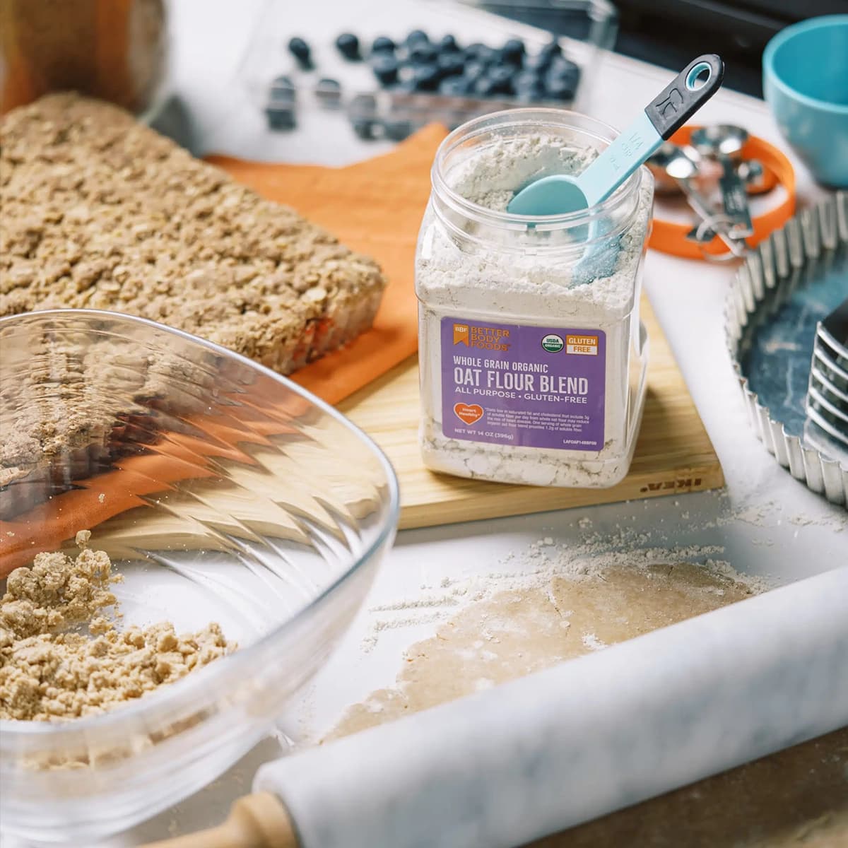Gluten Free Oat flour Pie Crust
