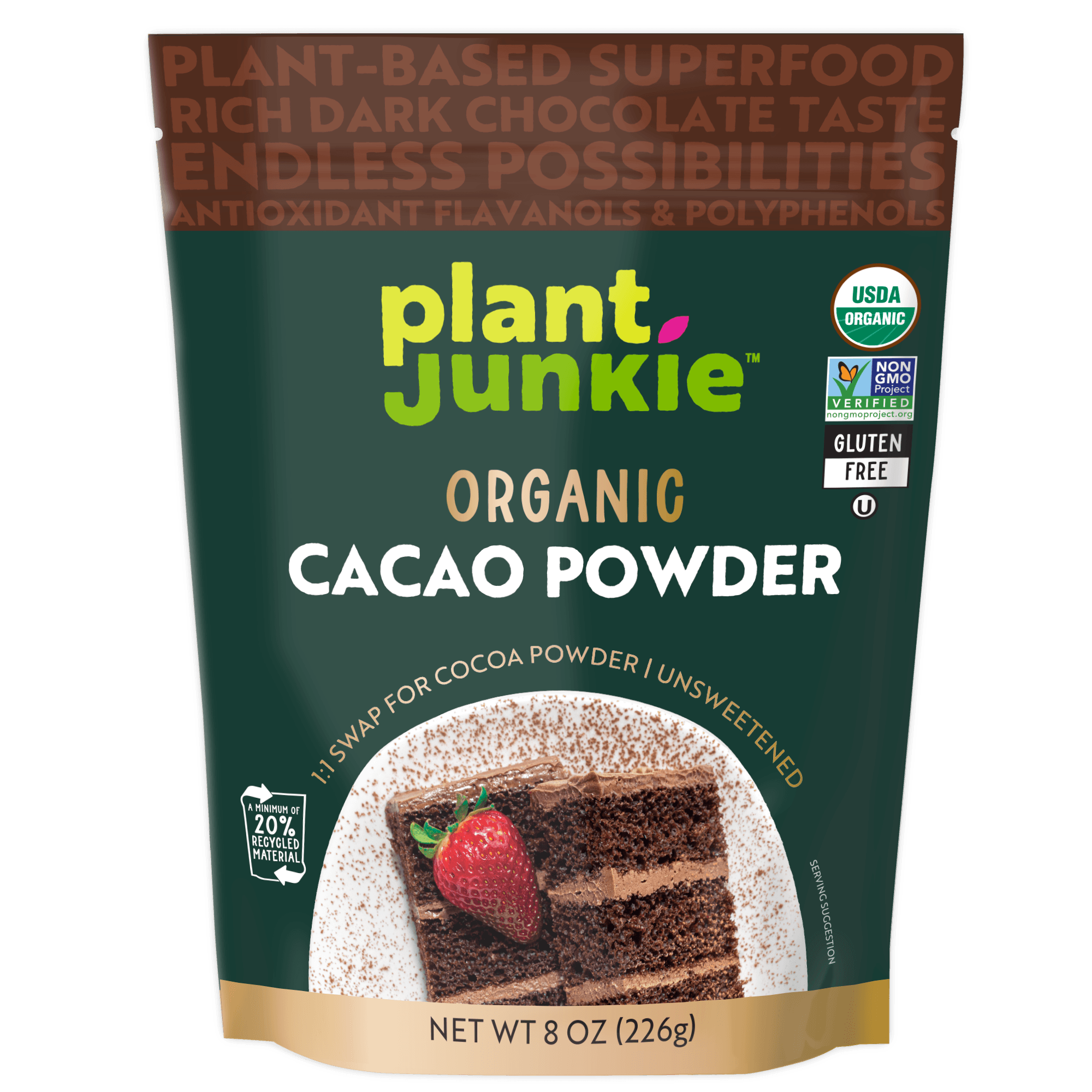 Plant Junkie Organic Cacao Powder