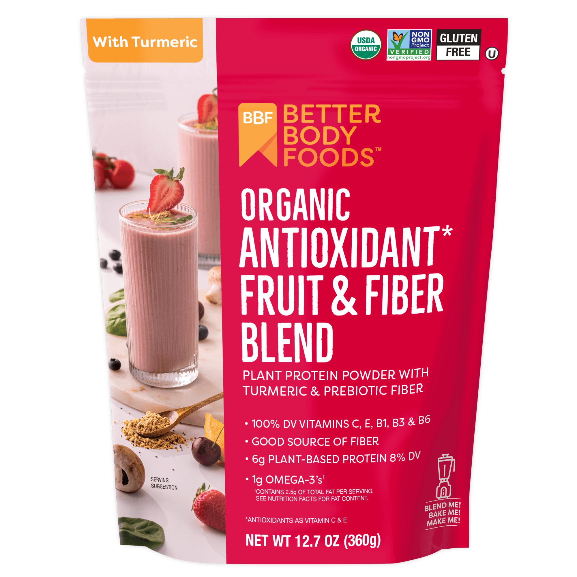 Organic Antioxidant Fruit & Fiber Blend