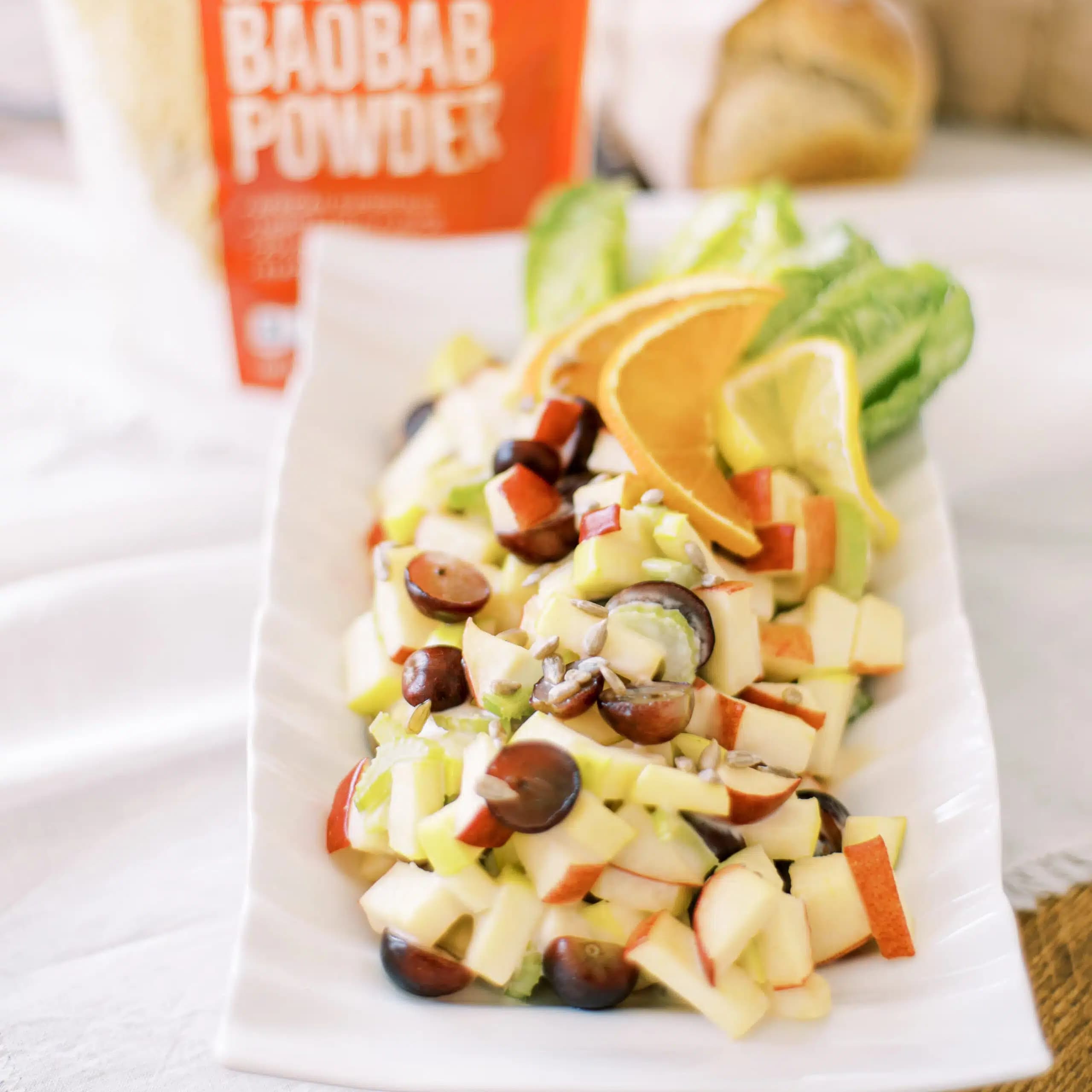 Apple Salad with Baobab Dressing