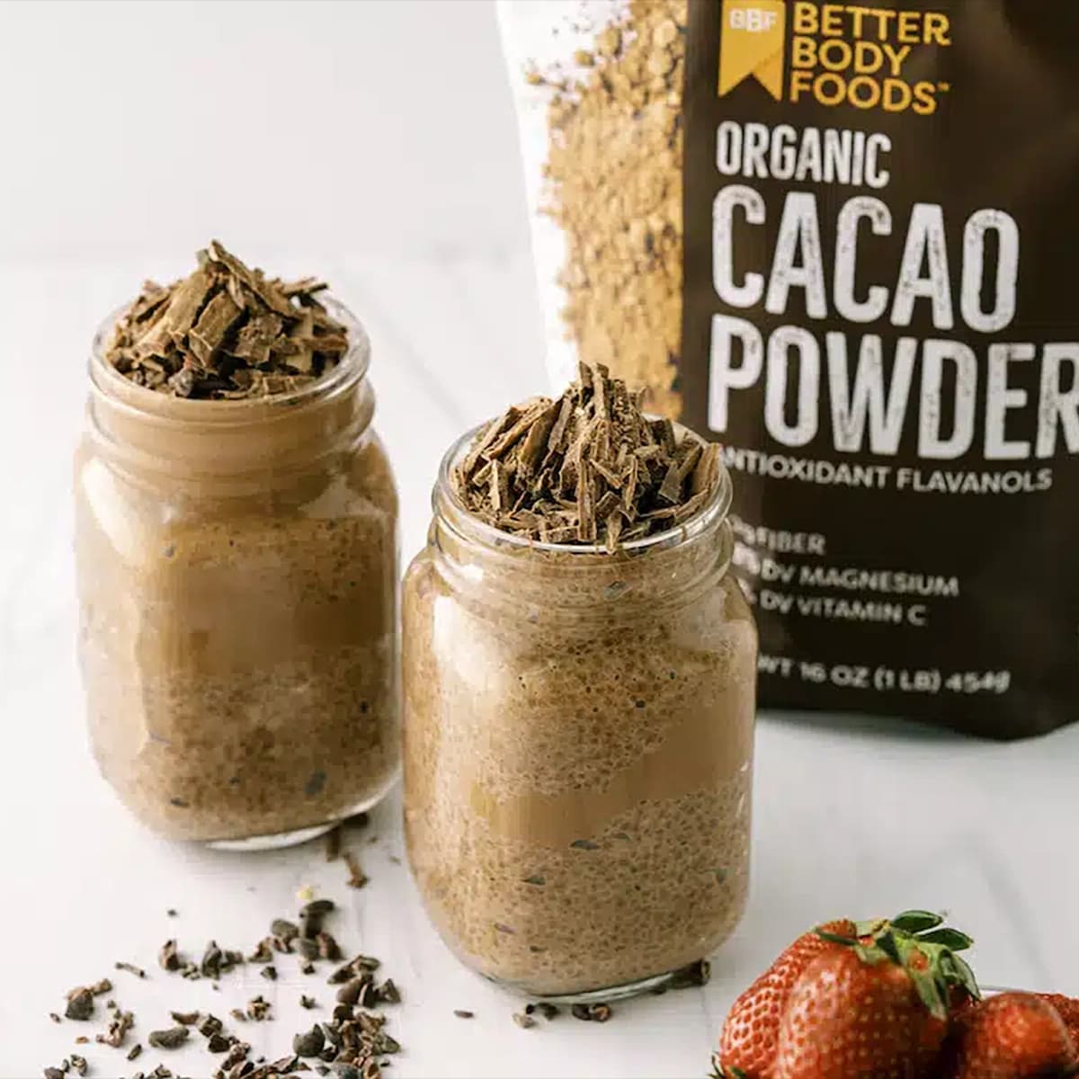 Cacao Chia Pudding