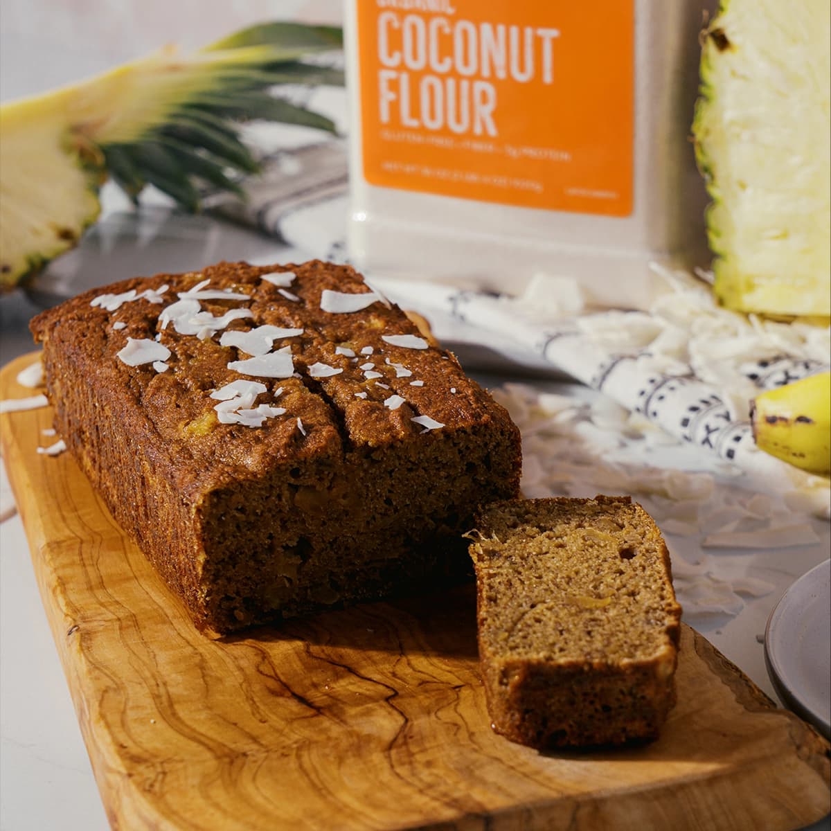 Gluten-Free Hawaiian Banana Bread