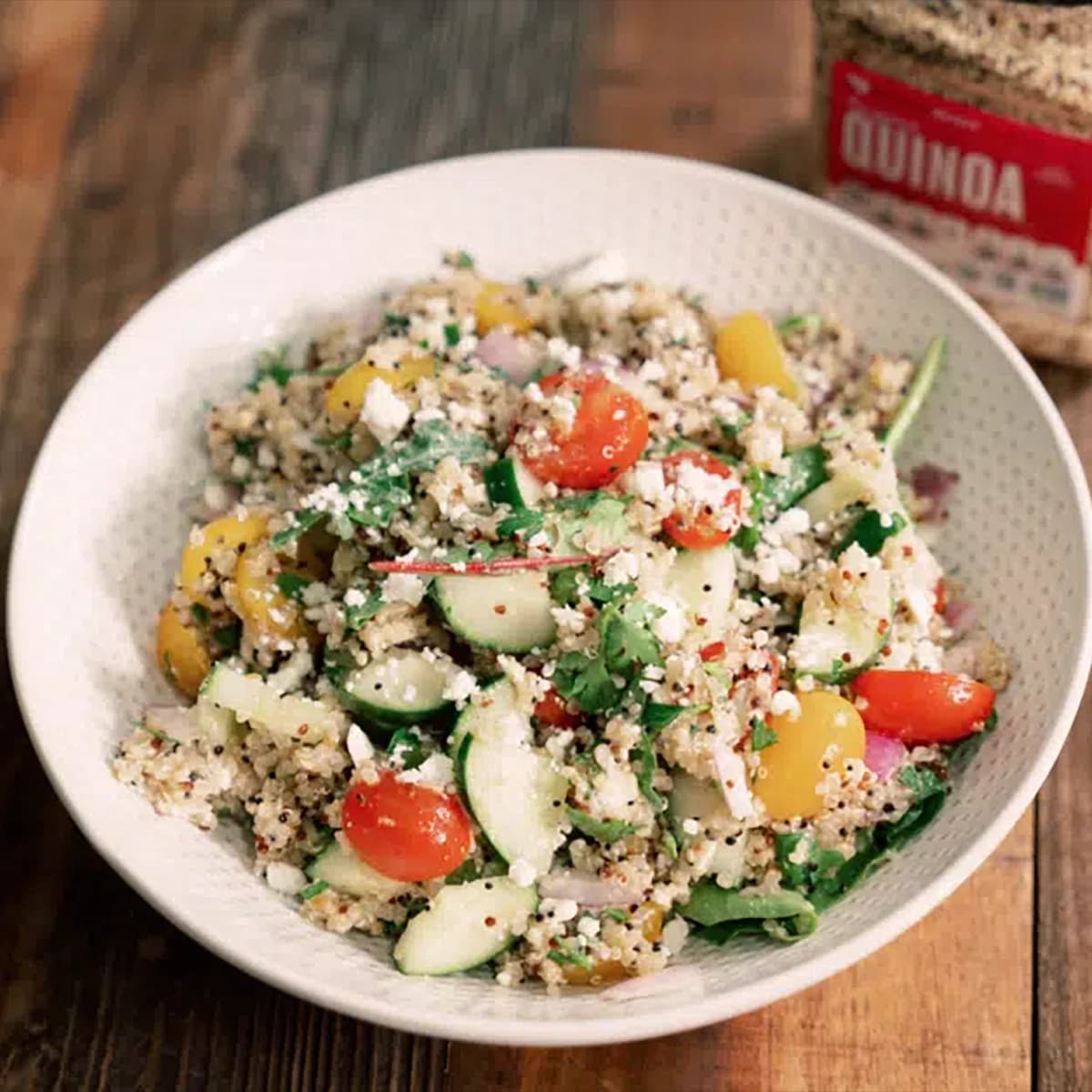 Greek Inspired Quinoa Salad