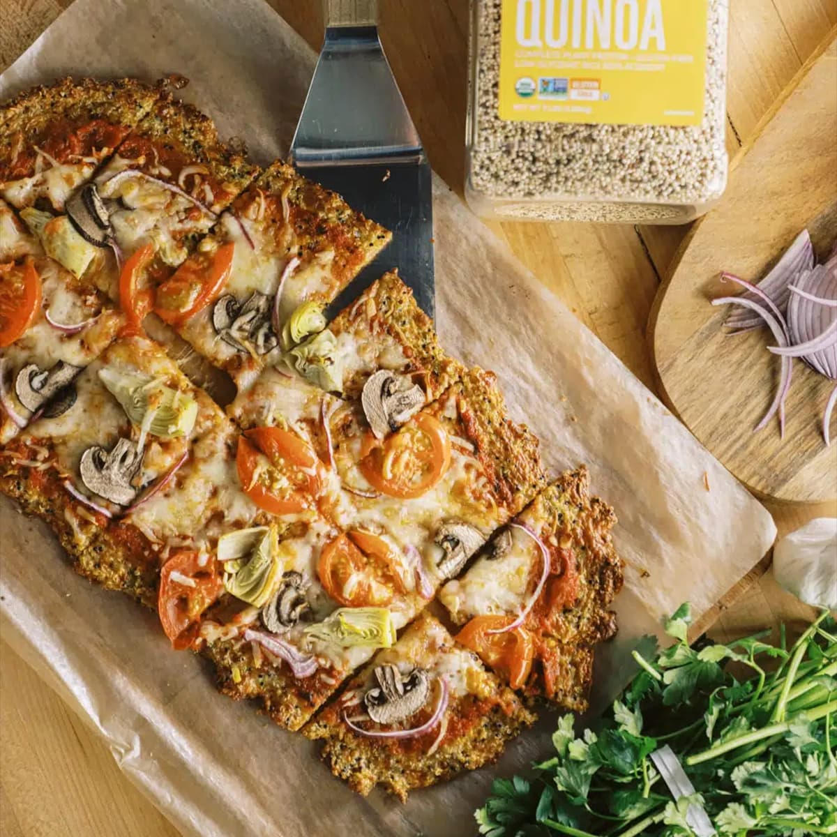 Quinoa Pizza Crust